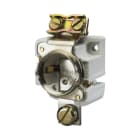 Mersen - Socle pour fusibles D03 400VAC 100A 1 p sans prot.tactile Rail DIN Bride serrage