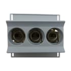 Mersen - Socle pour fusibles D01 400VAC 16A 3 p. avec prot.tact Rail DIN Bride de serrage