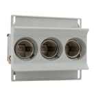 Mersen - Socle pour fusibles D02 400VAC 63A 3 p. avec prot.tactile Rail DIN Bride serrage