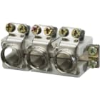 Mersen - Socle pour fusibles D02 400VAC 63A 3 p. sans prot.tactile Rail DIN Bride serrage