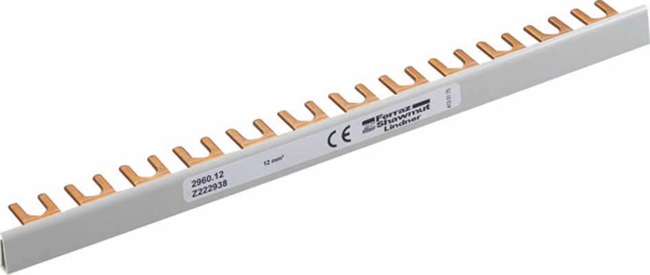 Mersen - Busbar 1-p. 25mm² Fork 1m