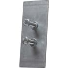 Mersen - Set f. DIN rails 125mm NH00 1P