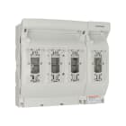Mersen - Interrupteur-sectionneur à fusible NH t.1 250A 4 pôles Raccord bas / panneau M10