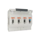 Mersen - Interrupteur-sectionneur à fusible NH t.3 630A 4 pôles Raccord bas / panneau M12