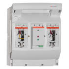 Mersen - Interrupteur-sectionneur NH t.2 400A 3p. Raccord bas/panneau M10 avec SF