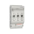 Mersen - Interrupteur-sectionneur NH 00 160A 3p. Raccord bas/panneau Bride de serrage M8