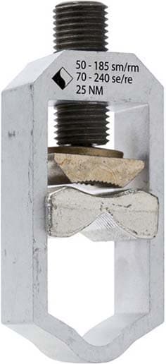 Mersen - V-term.clamp f. 2 cables NH1-3