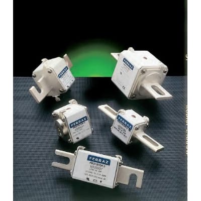 Mersen - Fusible ultra rapide 2x32 aR 690VAC 1400A Percuteur Plots Filets métriques