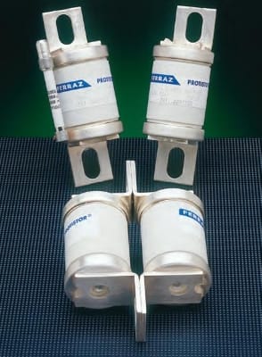 Mersen - Fus - Ultra Rapide - BS - 2x36x55 mm - aR - 690VAC - 355A - Percu - QF