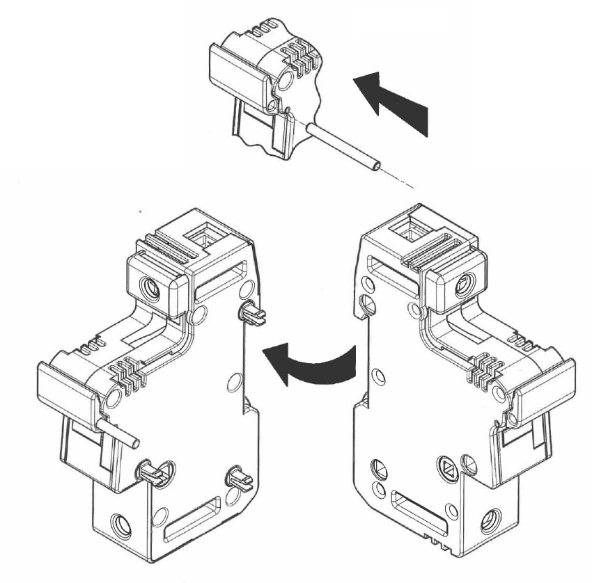 Mersen - Accessoire fusible PSC taille 30-33 - Micro contact standard NO - NC