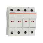 Mersen - Porte-fusible 10x38 CEI 690VAC 690VDC 4 pôles IP20 Indicateur visuel