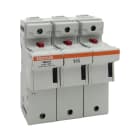 Mersen - Porte-fusible 22x58 CEI 690VAC 690VDC 3 pôles compatible Microcontact IP20