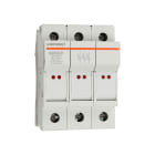 Mersen - Porte-fusible 600VAC 600VDC Classe CC 3 pôles Indicateur visuel