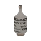 Mersen - Cartouche fusible DIN D gG/Flink Taille DII 500VAC 500VDC 2A Rose