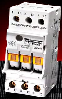 Mersen - Contact auxiliaire 1NO/1NC pour porte-fusible USFM