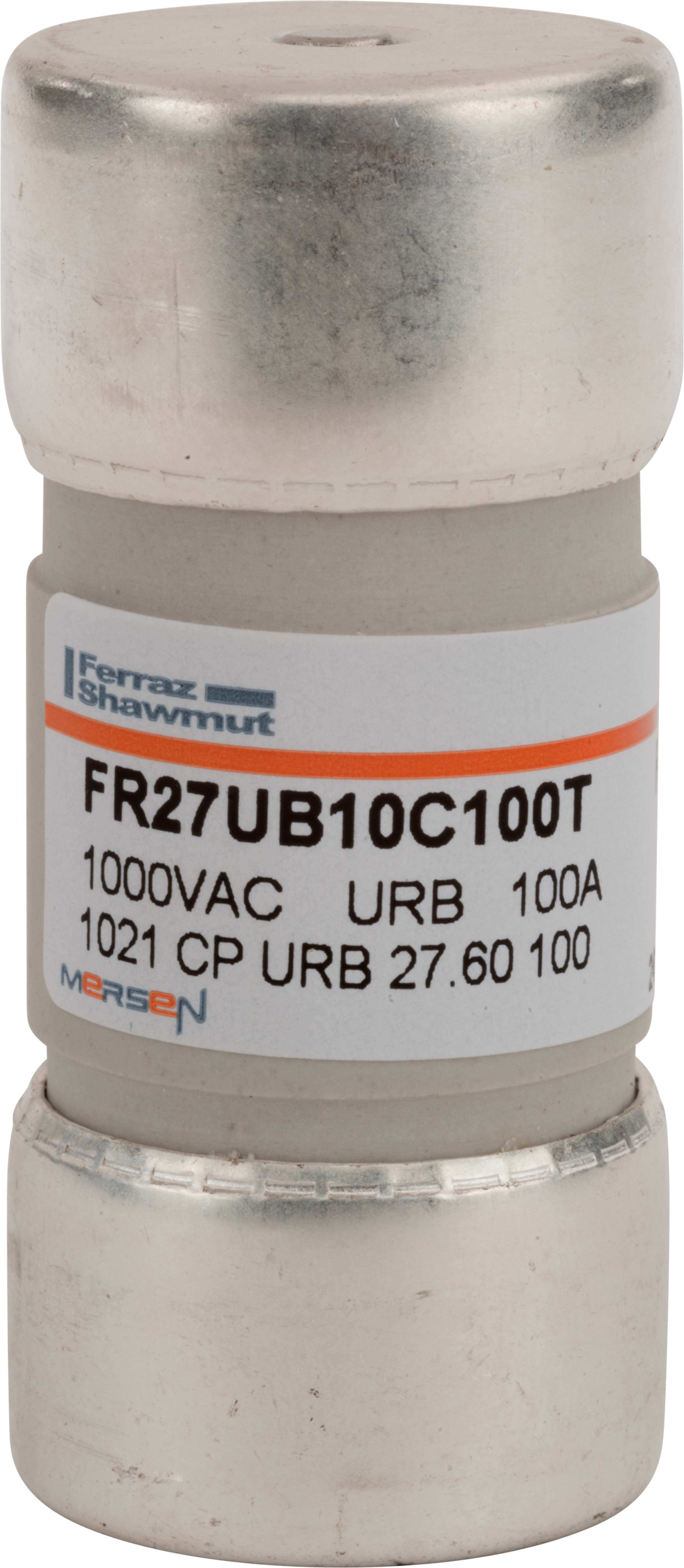 Mersen - Fus - Ultra Rapide - Cylindrique - 27x60 mm - aR - 1000VAC - 100A - Percu
