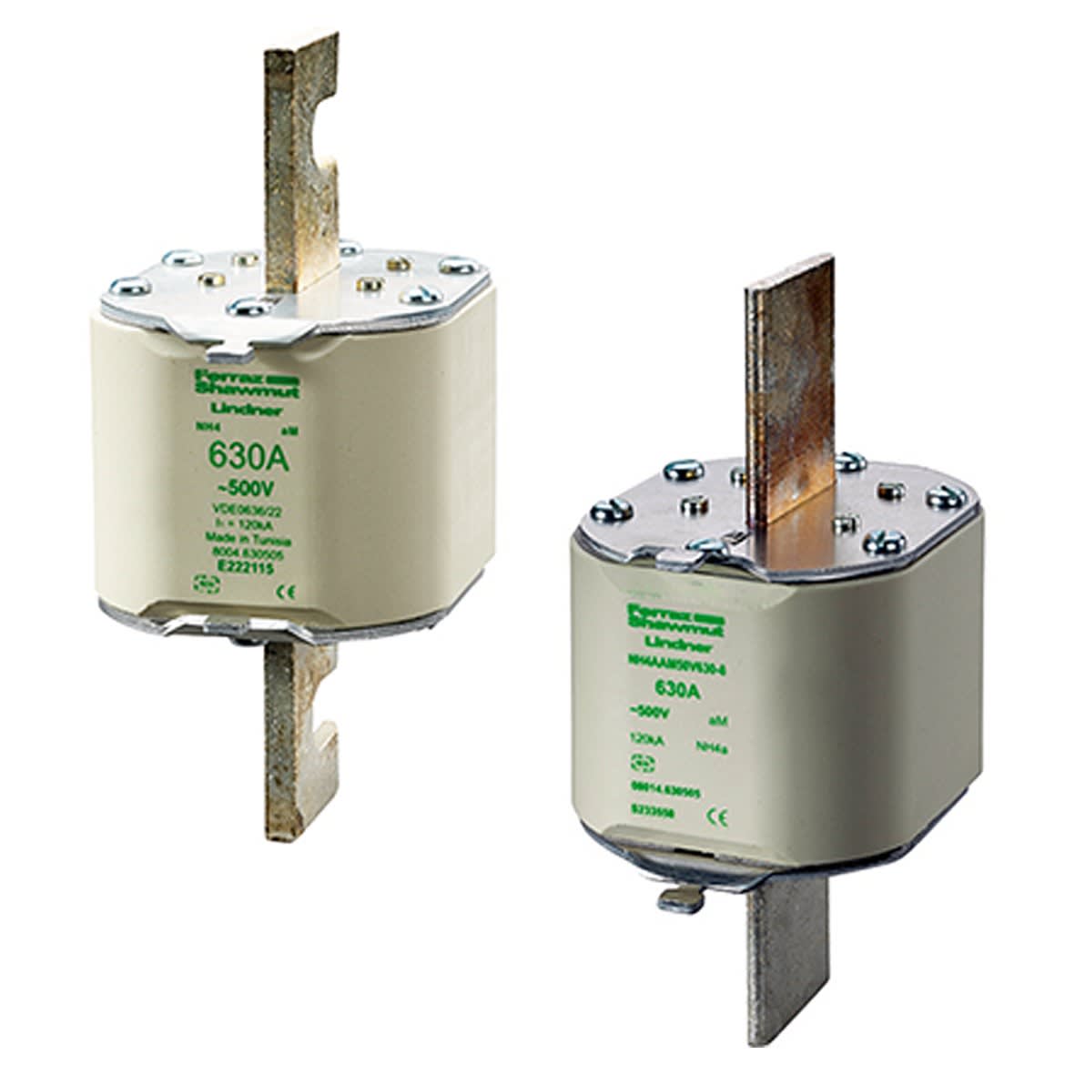 Mersen - Fusible NH4a aM 500VAC 1250A pattes non isolées Indicateur sur le dessus