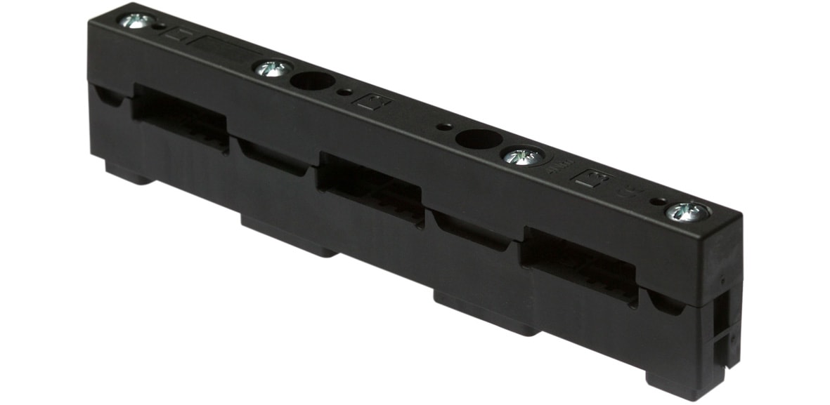 Mersen - Busbar carrier, 3-pole, 5/10mm