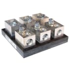 Mersen - Bloc-fusible 300VAC/DC Classe T 200A 3P Boîtier à fermeture clipsée renforcée