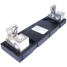 Mersen - Bloc-fusible 600V AC/DC Classe R 200A 1 pôle Boîtier fermeture clipsée latérale