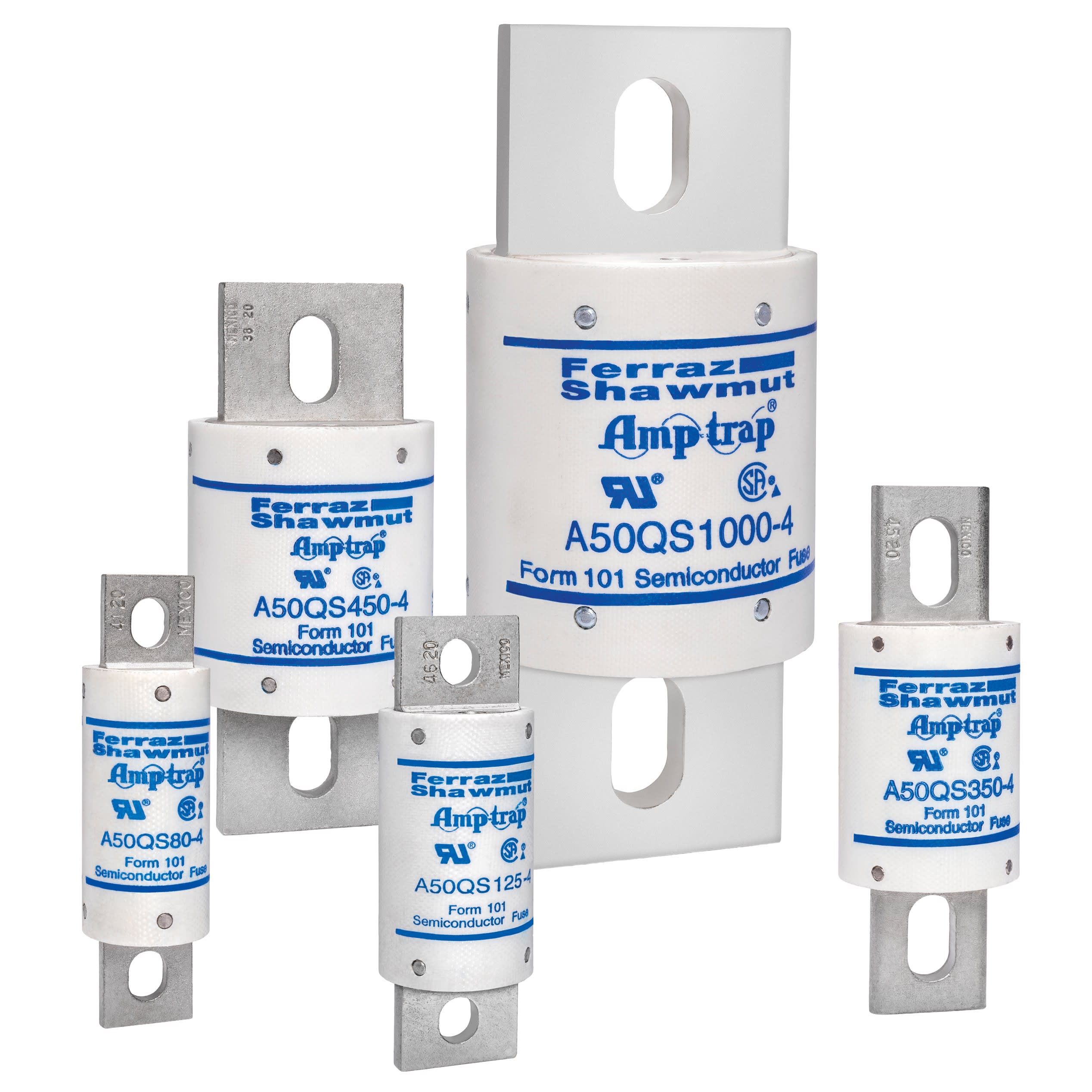 Mersen - Fusible ultra rapide Amp-Trap® A50QS 500VAC 500VDC 1000A Couteau Indicateur IL