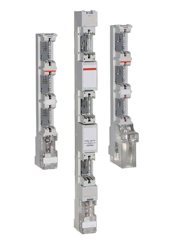 Mersen - NH-vert. porte-fusibles BSL NH00 690VAC 160A Système bus bar 100 mm cosses