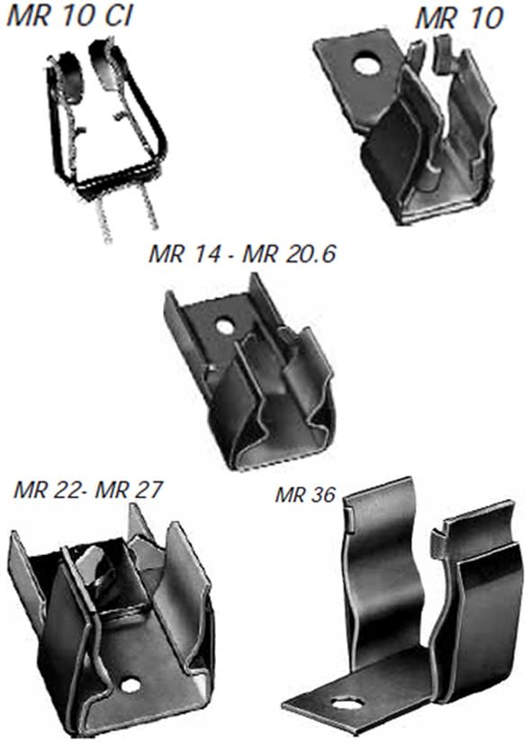 Mersen - Clip pour fusibles cylindriques IEC diam. 10mm 32A Montage direct par vis