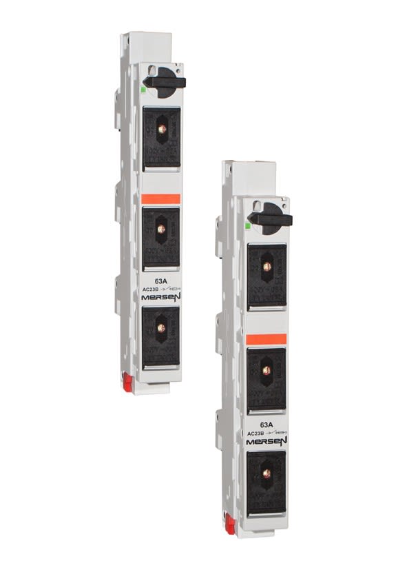 Mersen - Interrupteur-sectionneur DIN D0 MULTIFIX® Taille D02 400VAC 63A 3 pôles Micro