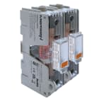 Mersen - Bloc-fusibles 600VAC 600VDC Classe J 30A 2 pôles Connexion à plaque de pression