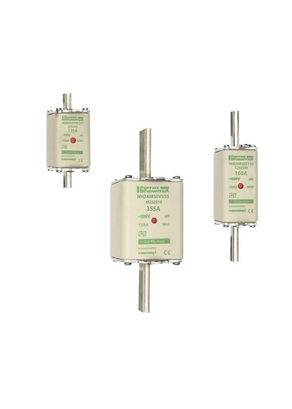Mersen - Fusible NH3 aM 500VAC 315A pattes non isolées Double indicateur