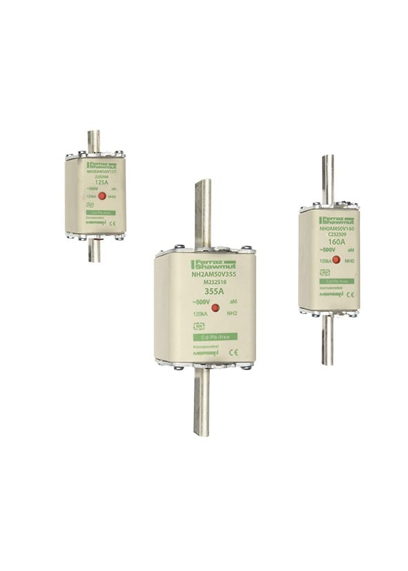 Mersen - Fusible NH3 aM 500VAC 450A pattes non isolées Double indicateur