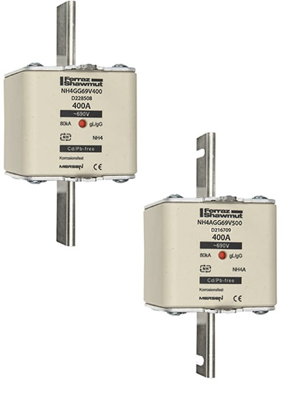 Mersen - Fusible NH4 gG 690VAC 630A pattes non isolées Indicateur central
