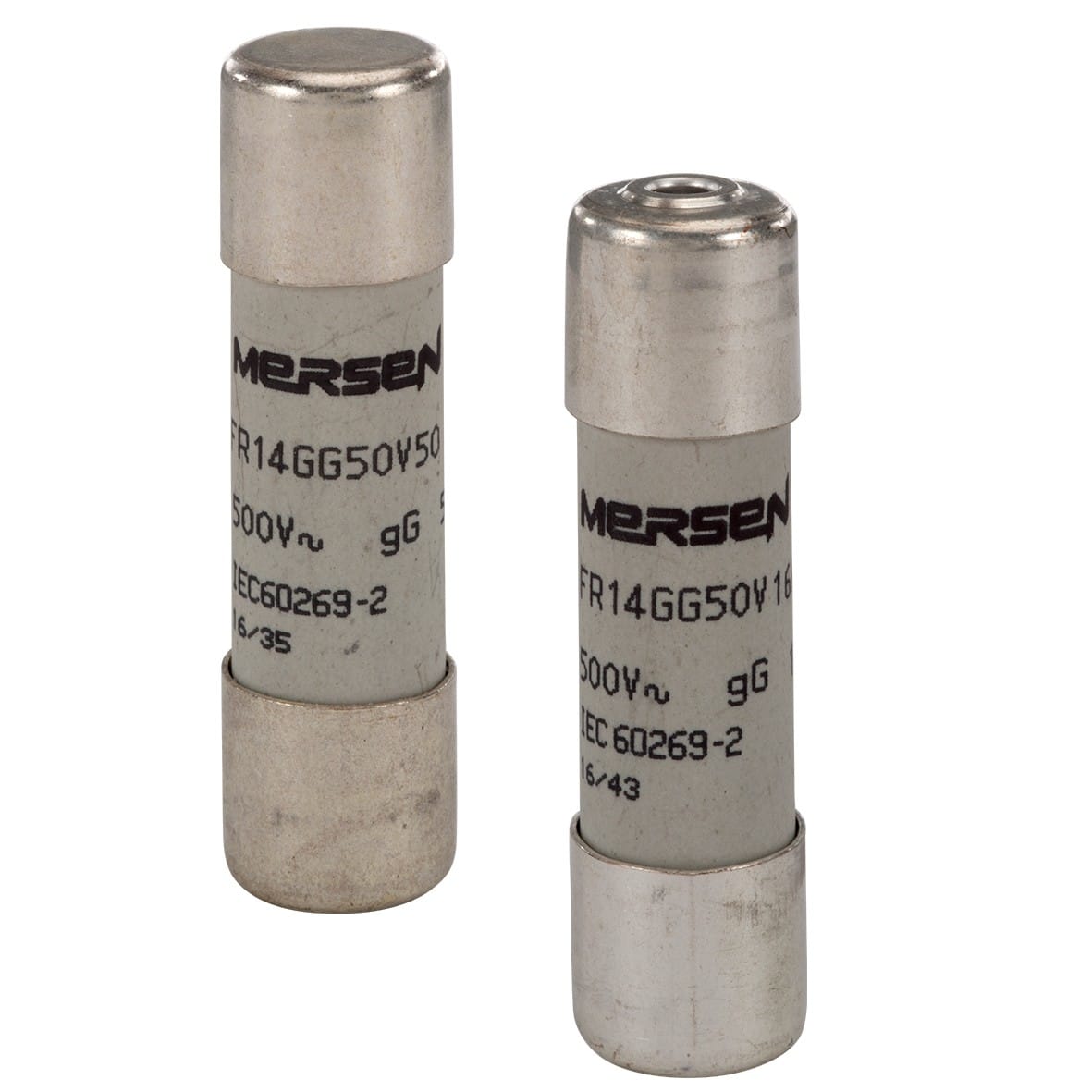 Mersen - Fusible cartouche cylindrique gG 14x51 CEI 500VAC 12A Avec Percuteur