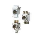 Mersen - Socle pour fusibles D01 400VAC 16A 3 p. sans prot.tact Rail DIN Bride de serrage