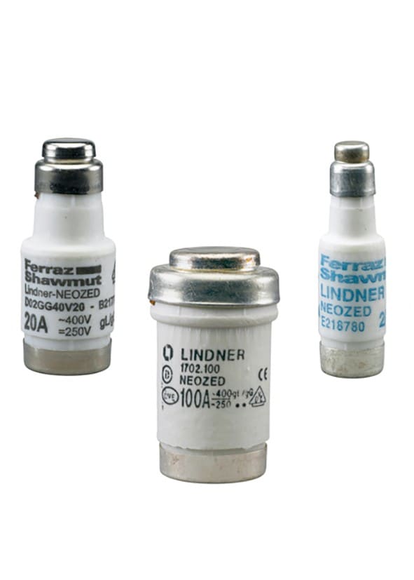 Mersen - Cartouche fusible D0 Neozed gG Taille D01 440VAC 250VDC 4A Marron