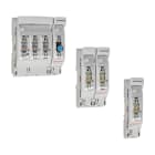 Mersen - Interrupteur-sectionneur NH t.00 160A 4p. Raccord bas/panneau M8 gauche