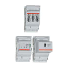 Mersen - Interrupteur-sectionneur NH t.00 160A 3p. Raccord bas/panneau M8 fenêtre fixe