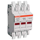 Mersen - Porte-fusible 600V AC/DC Classe CC 30A 3 pôles LED Ressort de pression IP65
