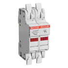 Mersen - Porte-fusible 600V AC/DC 10x38mm 30A 2 pôles LED Ressort de pression IP65