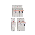 Mersen - Porte-fusible 800VAC 1000VDC UL 22x58 3 pôles 2x Microcontact IP20