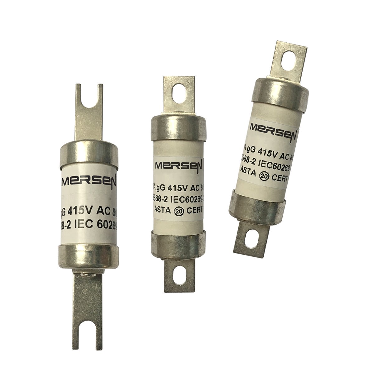 Mersen - Fusible cartouche BS CEI gG A3 415VAC 240VDC 36A BTIS Lames décalées