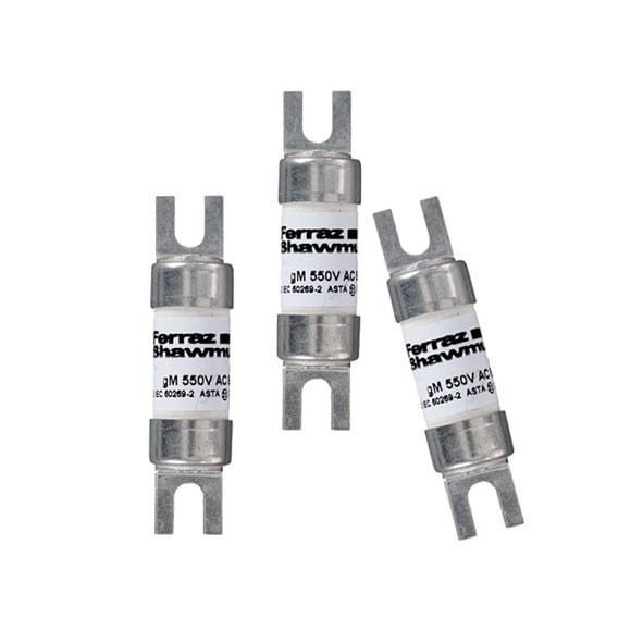 Mersen - Fusible cartouche BS CEI gM A1 550VAC 250VDC 25M32A BNIT Lames décalées
