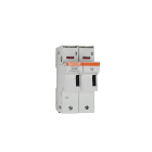 Mersen - Porte-fusible 800VAC 1000VDC UL 14x51 2 pôles Microcontact IP20