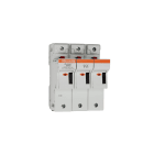 Mersen - Porte-fusible 800VAC 1000VDC UL 14x51 3 pôles Indicateur visuel IP20