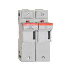 Mersen - Porte-fusible 800VAC 1000VDC UL 22x58 2 pôles 2x Microcontact IP20