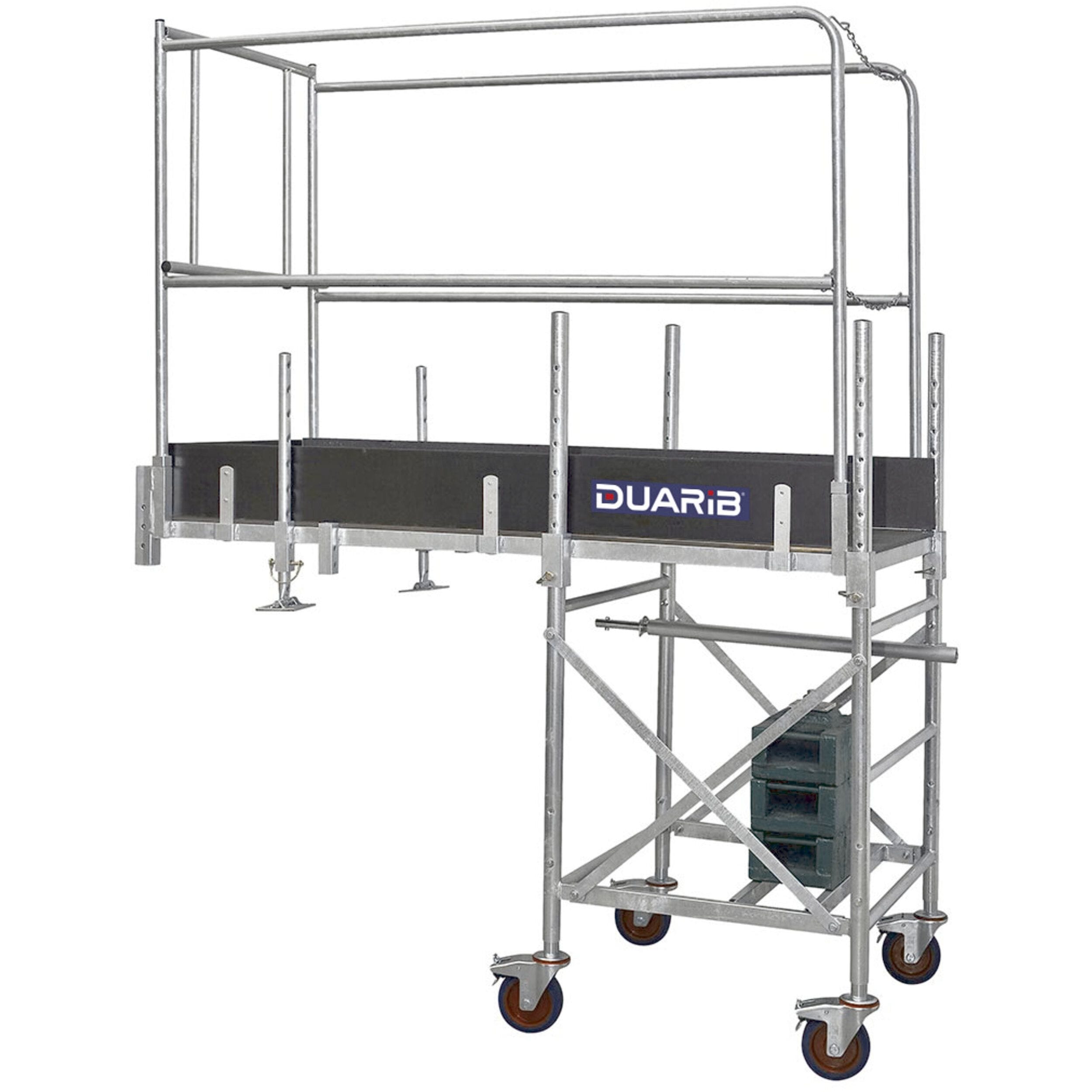 DUARIB - EQUIPEMENT ROULANT ALUMINIUM - ECUREUIL - LONG. 1M57 - HP REGLABLE - MAXI 1M30
