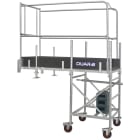 DUARIB - EQUIPEMENT ROULANT ALUMINIUM - ECUREUIL - LONG. 1M57 - HP REGLABLE - MAXI 1M30