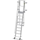 DUARIB - ECHELLE A PLATEFORME HAUTEUR REGLABLE POUR ACCES DALLE - 9 A 13 MARCHES