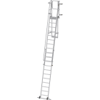 DUARIB - ECHELLE A PLATEFORME HAUTEUR REGLABLE POUR ACCES DALLE - 12 A 19 MARCHES