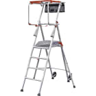 DUARIB - PLATEFORME IND ROUL HAUTEUR REGLABLE - HYPER COMPACT - T5 PLIANT